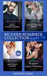 Modern Romance August 2020 Books 1-4: The Sheikh's Royal Announcement / Claiming His Out-of-Bounds Bride / The Maid's Best Kept Secret / Rumors Behind the Greek's Wedding