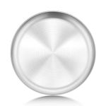 P&P CHEF 10-Inch Pizza Pan, Stainless Steel Pizza Crisper Tray, Round Oven Baking Pan for Pizza Pie Flat Bread, Healthy & Sturdy, Oven & Dishwasher Safe