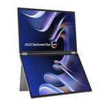 ASUS ZenScreen Duo OLED MQ149CD 360° Foldable Portable Monitors – Dual 14-inch, 16:10, 1920x1200 FHD, OLED panels. DisplayHDR™ 400 True Black, 100% DCI-P3, Delta<2, Dual USB Type-C®, mini-HDMI®
