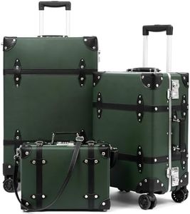 universal trotter Large Capacity Vintage Luggage Set With TSA Lock, Luxury Vintage Style Maletas De Viaje, for Men And Women Carry On Luggage Set