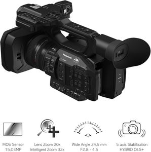 Panasonic 4K Camcorder HC-X2E-K – Professional Video Camera