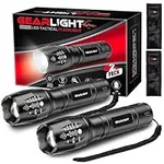GearLight LED Flashlights - Mini Camping Flashlights with 5 Modes, Zoomable Beam - Powerful and Bright for Outdoor Use