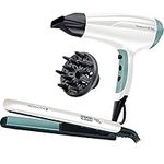 Remington Hair Straightener and Dryer Shine Therapy Gift Set