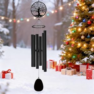 42-Inch Memorial Wind Chimes for Loss of Mother,Sympathy Gifts for Loss of Loved one,Relaxing Soothing Large Deep Tone Chimes for Outside, Gifts for Mom,Dad