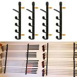 Five-Layer Golf Clubs Storage Organizers Rack, Wall Mount Storage Holder Golf Putter Holder Stand Golf Club Display Shelf Golf Putter Rack, Golf Club Display Cases Bracket - Holds up to 10 Golf Clubs