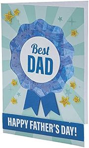 Father’s Day Tissue Paper Card Craft Kit - Make 12 Cards - DIY Craft Gifts for Kids