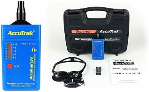Superior AccuTrak VPE BASIC Ultrasonic Leak Detector Basic Kit, Includes VPE Leak Detector, Headset, Battery, Hard Case