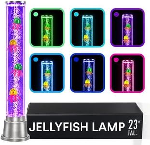 Shop LC Jellyfish Lamp Sensory Bubble Tube, 6 LED Color Changing, 1.9FT