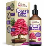 Grow Buddha Bonsai Food Fertiliser – Liquid Concentrated Fertiliser for Bonsai trees 100 ml – Fast growth with strong root – Suitable for all Bonsai trees and plants