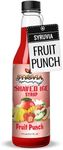 Syruvia Snow Cone Syrup 12.7oz - Fruit Punch Syrup For Shaved Ice, Snow Cones, Slushies, Italian Soda, Popsicles. Kosher, Dairy Free