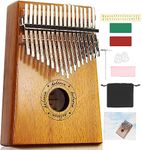 Kalimba Thumb Piano, Kalimba 17 Keys,Professional Kalimba Finger Paino with Study Instruction, Mbira Kalimba for Kids and Friends