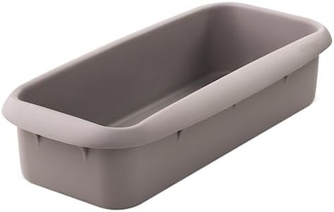 GOURMEO Rectangular Silicone Plumcake Pan 11 3/4 inch - Rectangular Cake Pan for Oven - Large Size with 2.2 lb Flour Dough Capacity