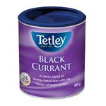 Tetley Black Currant Black Tea - 24 Tea Bags, 48 Grams, Contains Caffeine