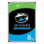 Seagate SkyHawk 8TB Surveillance Internal Hard Drive HDD – 3.5 Inch SATA 6GB/s 256MB Cache + Drive Health Management & 3-Year Rescue Service – (ST8000VX0022)