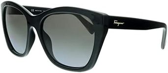 Salvatore Ferragamo Grey Gradient Cat Eye Ladies Sunglasses SF957S 001 56