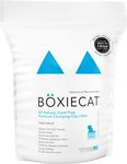 Boxiecat Premium Clumping Cat Litter - Scent Free - Clay Formula - Ultra Clean Litter Box, Longer Lasting Odor Control, Hard Clumping Litter, 99.9% Dust Free, gray, 16 lb