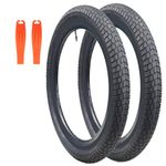 BALINGE 20 x 2.125 Bike tire 2 Pack 20 Bike tire BMX Bike Tires Kids Black 20" Bike Tires Folding Replacement Tires Fits Most Kids Bikes,Bike Tires 20 x 2.125，Black（2 Tires）