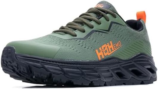 Mens Running Shoes Wide Width FALKON 1.0 Hiking Waterproof Athletic Sneakers Outdoor Sport Footwear