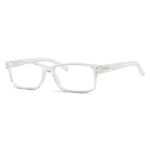 Eyekepper Spring Hinges Vintage Reading Glasses Men Readers(Transparent Frame,+0.50)