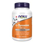 NOW L-Tyrosine (Freeform) Capsules, 500mg, 120 Count