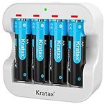 Kratax AA Rechargeable 1.5V Lithium