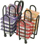 Tablecraft 597CBK Steel Jelly Packet Rack, Black Coated Finish, 2-Inch by 1-1/2-Inch Model: 597CBK (Home & Kitchen)