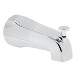 American Standard 8888026.002 Bath Slip-On Diverter Tub Spout, 4 in, Polished Chrome (for 1/2" Copper Water Tube)