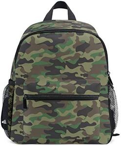 Kids Backpack Military Camo Camouflage School Bag Kindergarten Toddler Preschool Backpack for Boy Girls Children, Camo, Small, Traveling