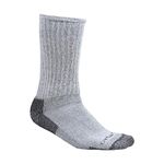 Carhartt Men's Carhartt All-season Cotton Rich Sock 3 Pairs, Grey, M