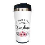 Yipaidel Promoted to Grandma Gifts for New Grandma Mug, New Grandma Gifts Coffee Tumbler for Grandmother Nana Mimi Christmas, First Time Grandma Birthday Gift, Grandparents Gifts from Grandson 13 OZ