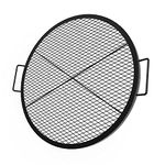 Stanbroil 30 Inch Heavy Duty X-Marks Fire Pit Cooking Grill Grates with Support X Wire - Outdoor Round BBQ Campfire Grill Grid