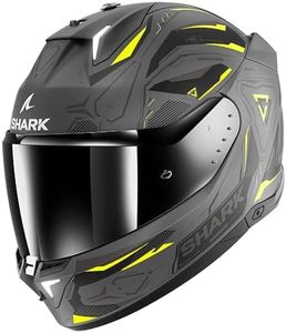 SHARK, Casque Moto intégral SKWAL i3 LINIK Gris / Jaune,