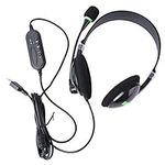 NUOBESTY USB Wired Headset with Mic
