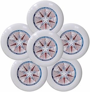 Discraft Ultra-Star 175g Ultimate Frisbee Sport Disc (6 Pack) White