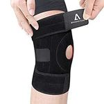 Anoopsyche Knee Support for Men Women, Adjustable Open-Patella Neoprene Knee Brace with Anti-Slip Strips - For Arthritis, Joint Pain, Meniscus Pain Relief, Sports Running Injury Rehabilitation