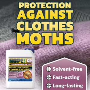 NOPE! Moth Killer Spray 5L – Odourless, Long-Lasting Clothes & Carpet Repellent