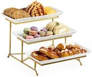 LAUCHUH 3 Tier Serving Stand with P