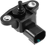 X AUTOHAUX Car Air Pressure Sensor for Mercedes-Benz C240 2.6L 2001-2005 Replacement A0051535028 ABS Black