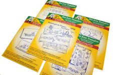 Aunt Martha's Iron On Transfer Patterns for Stitching, Embroidery or Fabric Painting, Patterns for Linens, Set of 5