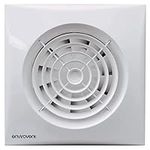 Envirovent SIL100 Silent-100 Axial Silent Extractor Fan Axial 100 mm / 4 Inch Timer Model (White)