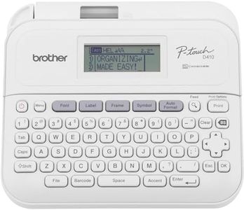 BROTHER P-Touch PT-D410 Home/Office Advanced Label Maker | Connect via USB to Create and Print on TZe Label Tapes up to ~3/4 inch