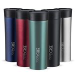 720°DGREE Travel Mug “PleasureToGo“ - 450ml - Leakproof, BPA-Free Stainless Steel Thermo Cup for Coffee & Tea to Go with Lid - Vacuum Insulated Flask - For Hot & Cold Drinks When- & Wherever you Want