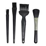 4-in-1 Anti Static Brushes Electronic Cleaning Brush Kit PC Keyboard Cleaning Tools Dust Cleaning Removal Brush Kit for PCB Motherboards Tablet Camera Laptop Computers, Black