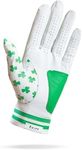 Chipp Golf Cabretta Leather Golf Glove, Premium Grade AAA Cabretta Tour Glove, Men’s Left Hand – Feelin' Lucky, Size Medium/Large