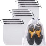 Set of 12 Transparent Shoe Bags for