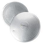 TheraBand Stability Disc for Balance Training, Inflatable Balance Trainer, Round Core Cushion for Office Chair, Round Sport Stability Trainer, Physical Therapy Equipment to Improve Posture, Silver