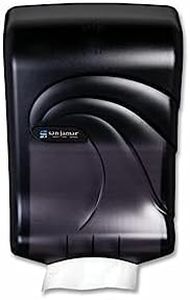Oceans Ultrafold Towel Dispenser, Transparent Black, 11 3/4w x 6 1/4d x 18h