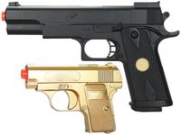 bbtac bt-p169(1+1) p169 airsoft pistol package, gold(Airsoft Gun)