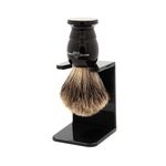 Edwin Jagger English Shaving Brush Best Badger Medium - Ebony