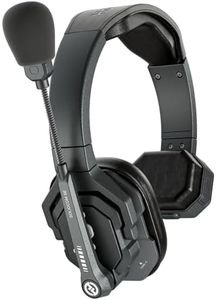 Hollyland Solidcom SE Wireless Remote Headset ENC Full Duplex 1100ft Team Communication Headsets with PTT Mute Single Ear Headset for TV Film Production (2.4GHz Version)